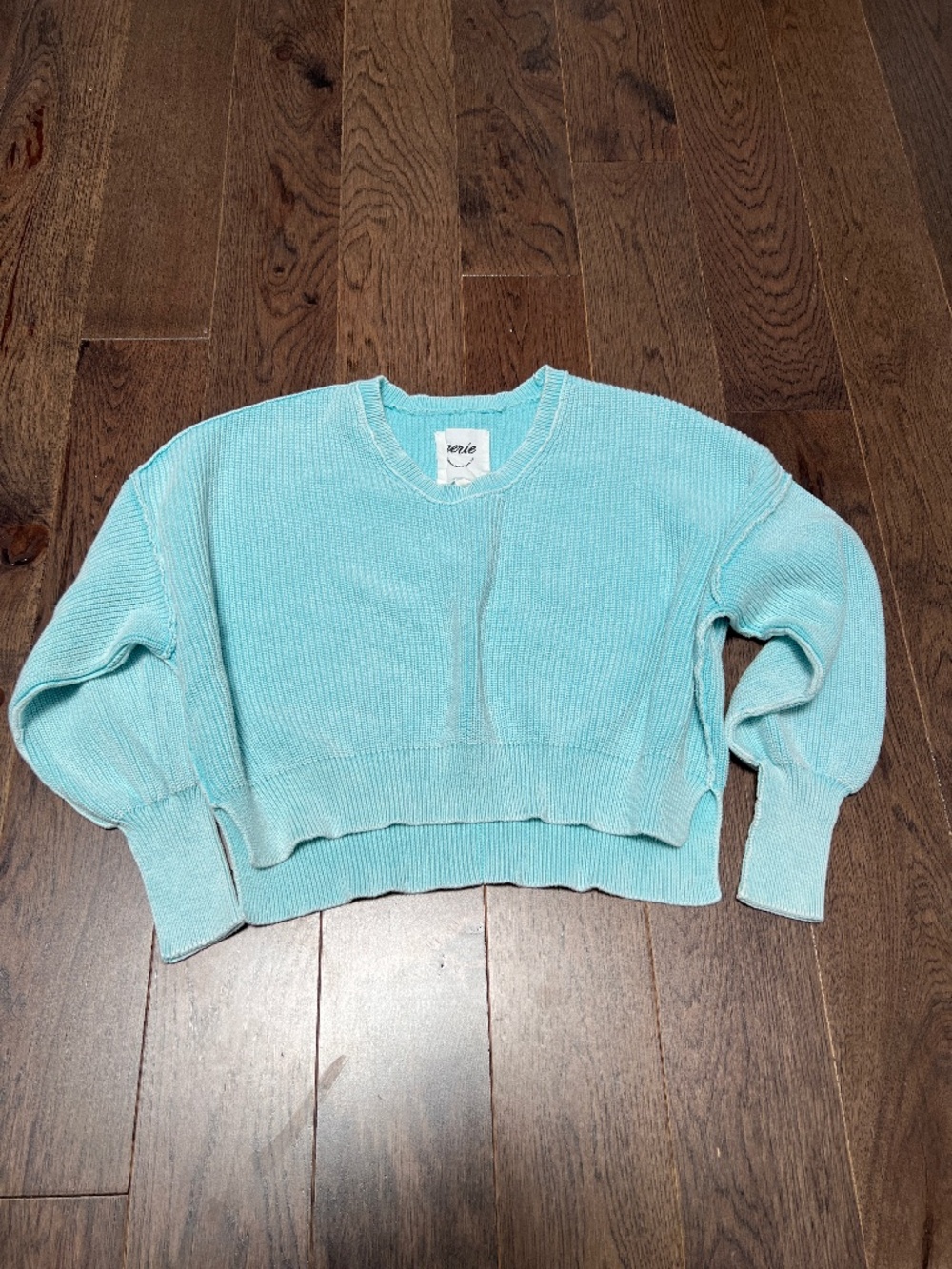 Aerie cotton bulky knit sweater